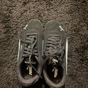 Puma Classic Black and White Sneakers